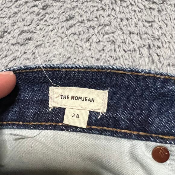 Madewell Jeans Womens 28 Mom High Rise Ankle Blue Denim Pants - Picture 5 of 11